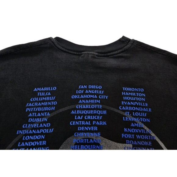 Vtg 1998 Garth Brooks Shirt Mens XL Blue Rose Graphic Concert Tour Country Music - Picture 10 of 13